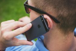 Man on the phone
