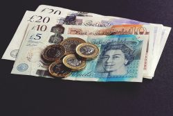 An image of British bank notes and coins